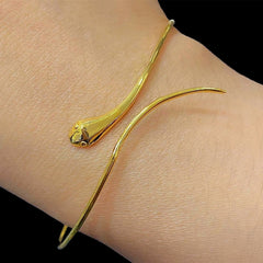 GLD | 18K Golden Serpent Bracelet