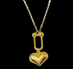 GLD | 18K Golden Heart Hardwear Necklace