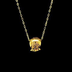 GLD | 18K Classic Golden Money Bag Necklace