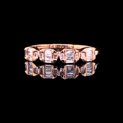 #ThePromise | Rose Oval Half Eternity Diamond Ring 14kt
