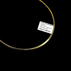 #LVNA2024 | Golden Omega Soft Mesh Chain Classic Wear Necklace 16”