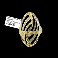 GLD | 18K Golden leaf Ring