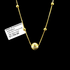 GLD | Golden Money Ball Necklace 18kt