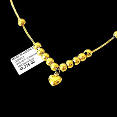 #LVNA2024 | 18K Golden Heart Running Ball Bracelet