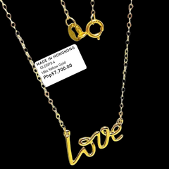 GLD | 18K Golden Love Centered Necklace 18”
