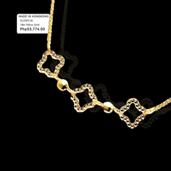 GLD | 18K Golden Triple Clover Bracelet