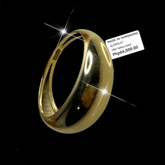 GLD|金色圆顶戒指 18kt