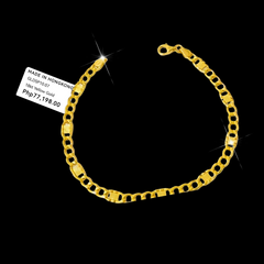 GLD | 18K Golden Unisex Solid Gold Bracelet