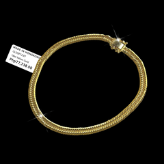 GLD | 18K Golden Triple Lock Unisex Bracelet