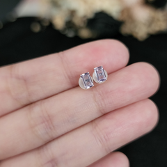 #LVNA2024 |  Natural Amethyst Gemstones Stud Earrings 18kt