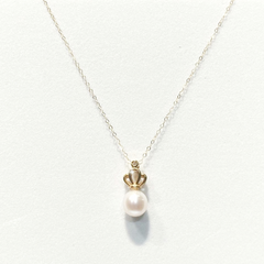 #GOLD2024 | 18K Fresh Water Pearl Crown Necklace
