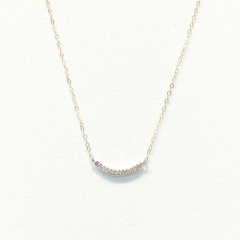 #LVNA2024 | Two-Tone Round Smiley Diamond Necklace 14kt