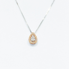 #TheSALE | Golden Pear Diamond Necklace 14kt