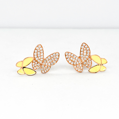 #LoveIVANA | Rose Butterfly Deco Diamond Earrings 18kt