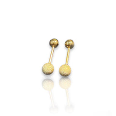 GLD | 18K Golden Drop Stud Earrings