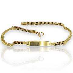 GLD | 18K Golden Chain Bar Bracelet