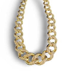 #GOLD2024 | 18K Golden Nugget Chunky Unisex Necklace