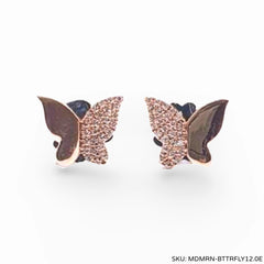 #TheSALE | Butterfly Stud Diamond Earrings 14kt