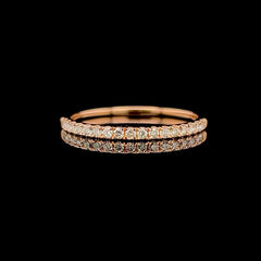 #LVNA2024 |  Rose Half Eternity Diamond Ring 18kt