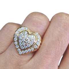 #TheSALE | Golden Heart Diamond Ring 14kt