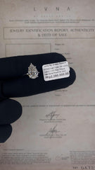 3.60ct H VS1 Pear Brilliant Solitaire Diamond Engagement Ring 14kt IGI Certified