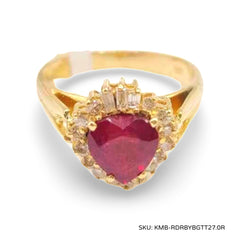 #TheSALE | Baguette Heart Diamond Ring 14kt