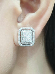 #LVNA2024 |  Emerald Millionaires Statement Diamond Earrings 14kt