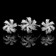 CLEARANCE BEST | Pompoms Deco Diamond Jewelry Set 14kt