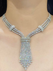 LVNA Signatures | “The Ivana” Statement Bib Diamond Necklace