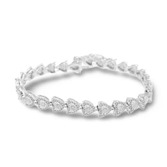 #TheSALE Full Heart Eternity Deco Diamond Bracelet