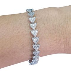 #TheSALE Full Heart Eternity Deco Diamond Bracelet