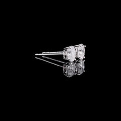 PRE ORDER | 0.58cts Oval Solitaire Stud Diamond Earrings 18kt