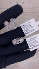 #LVNA2024 | Round Oval Paved Hoop Deco Diamond Earrings 14kt