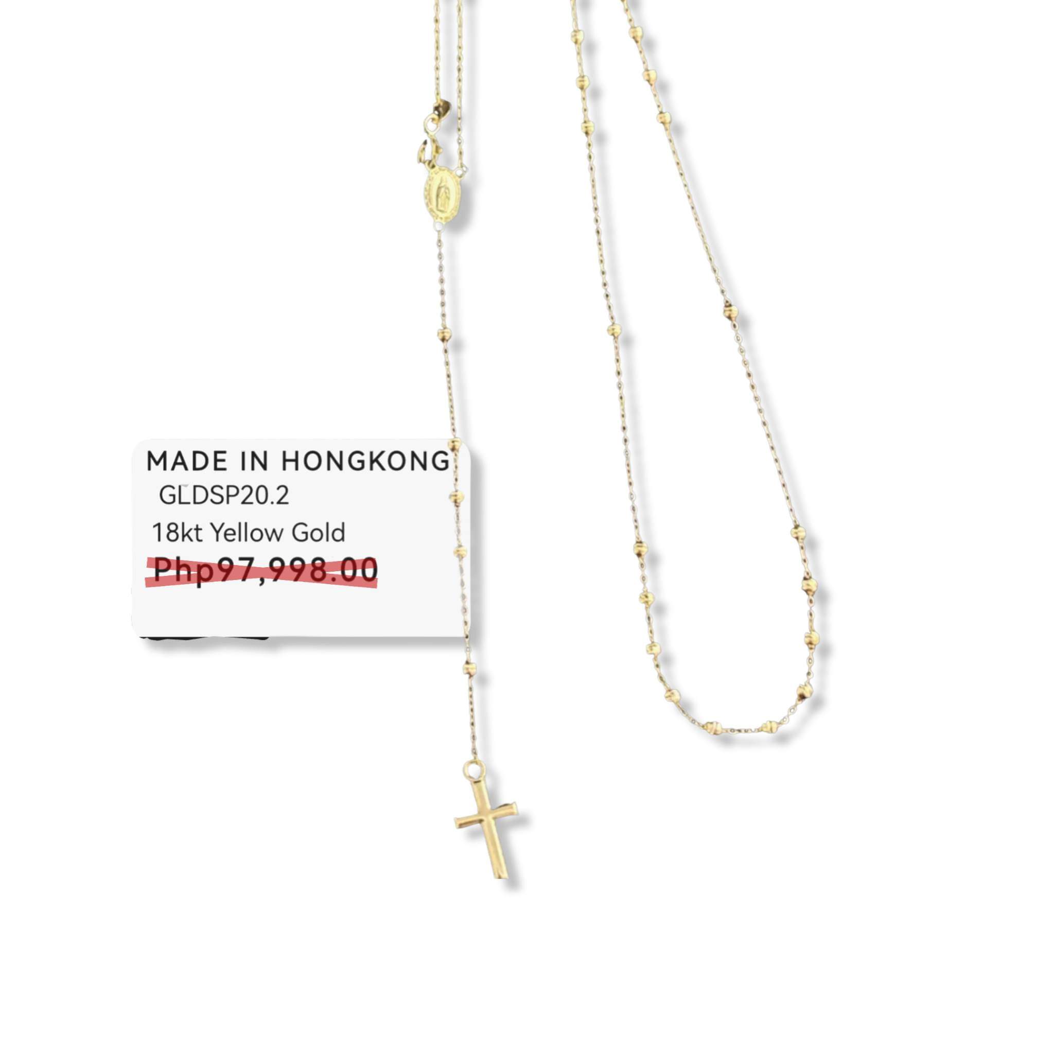 Amazon.com: LIFETIME JEWELRY Rosary Necklace Crystal Prayer Beads 24K Real  Gold Plated : Clothing, Shoes & Jewelry