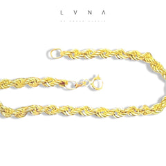 GLD | 18K Golden Unisex Rope Bracelet