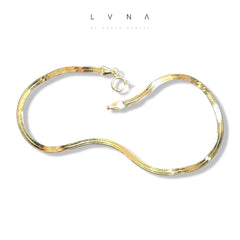 GLD | 18K Golden Flat Chain Bracelet