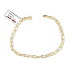GLD | 18K Golden Paperclip Bracelet
