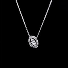 Classic Marquise Diamond Necklace 18kt Chain