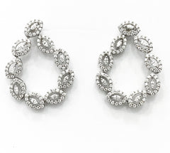 Multi-Wear Marquise Dangling Diamond Earrings 18kt