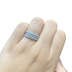 Cluster Shape Diamond Ring 18kt