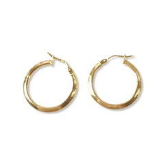 GLD | 18K Golden Hoop Earrings