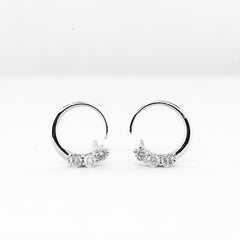 #LoveLVNA | Round Crawler Diamond Earrings 18kt