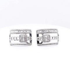 #LVNA2024 |  Chain Layered Creolle Diamond Earrings 14kt