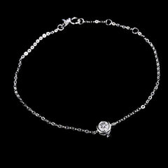 #LVNA2024 |  Round Enlarger Solitaire Diamond Bracelet 18kt
