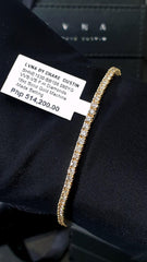 PREORDER | Full Eternity Tennis Diamond Bracelet 18kt