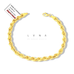 GLD | 18K Golden Unisex Rope Bracelet