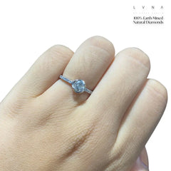 #LoveIVANA | 0.83cts H SI1 Round Diamond Engagement Ring 14kt
