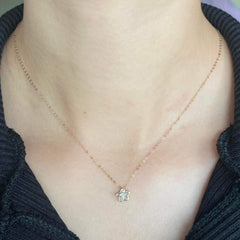 #LoveLVNA | Rose Floral Diamond Necklace 18kt