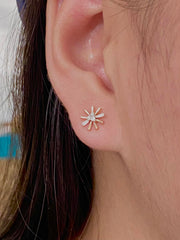 #LoveIVANA | Rose Dainty Stud Diamond Earrings 18kt