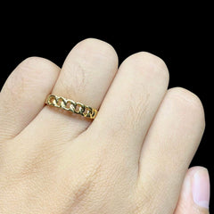 #LoveIVANA | #ThePromise Golden Eternity Promise Chain Ring 14kt